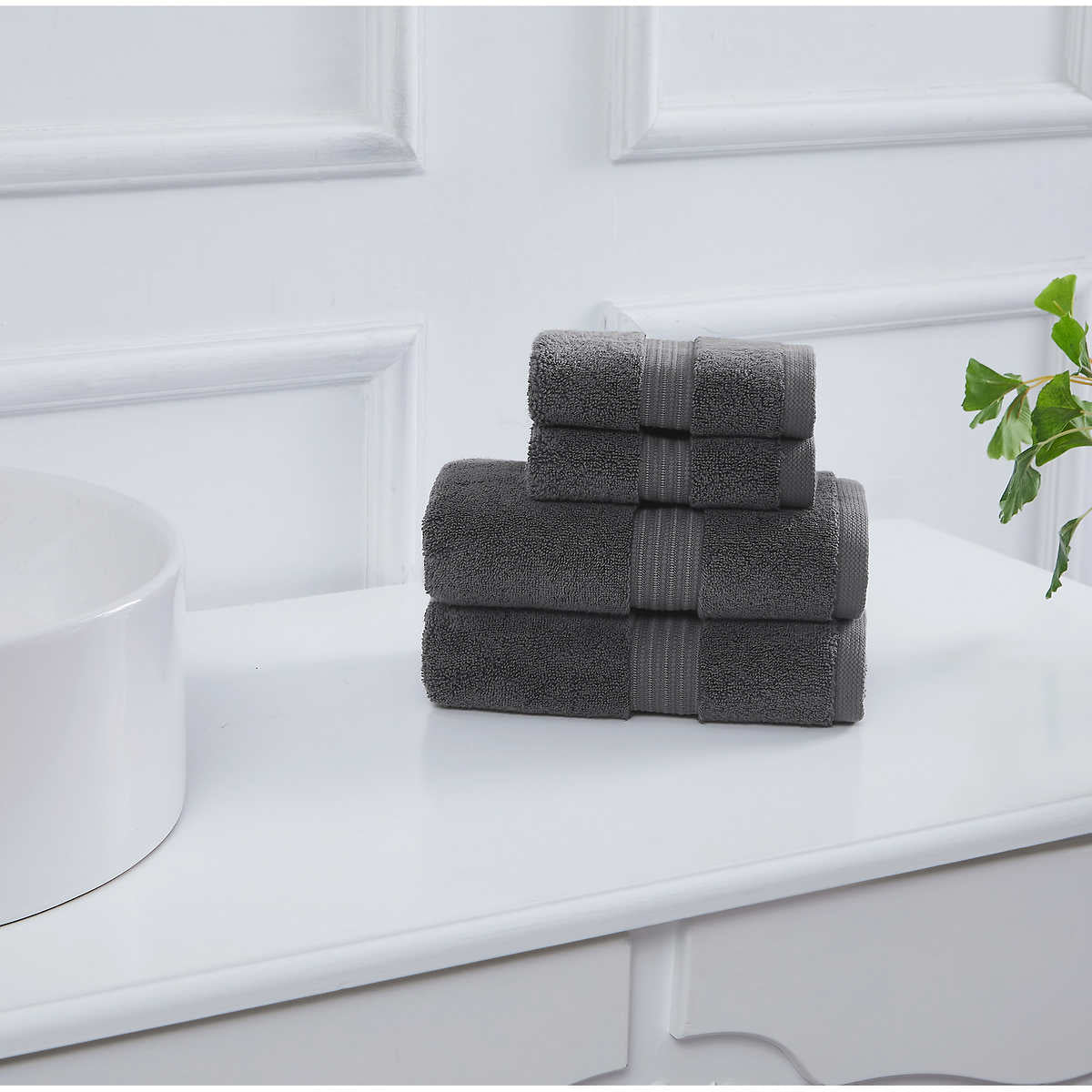 Calvin Klein - Essuie-mains et débarbouillettes, 4 pièces – Image 3