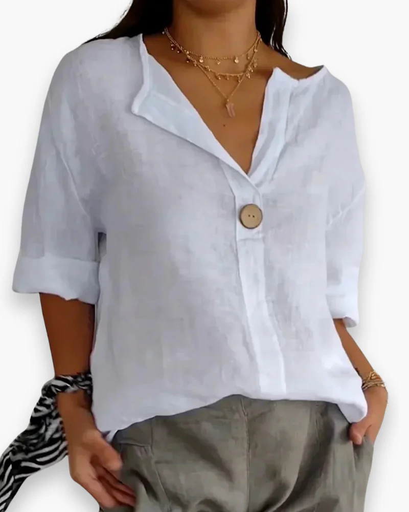 Blouse Femme Ample Élégante - Confort Quotidien | Chic – Image 5