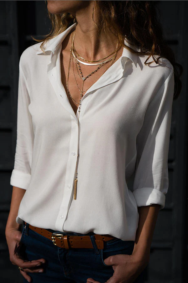 Chemise Anaïs - Blouse Chic Affaires - Manches Longues – Image 7
