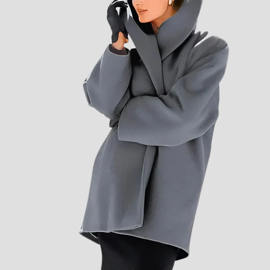 Manteau en Laine à Capuche - Chaud et Élégant pour Hiver – Image 8