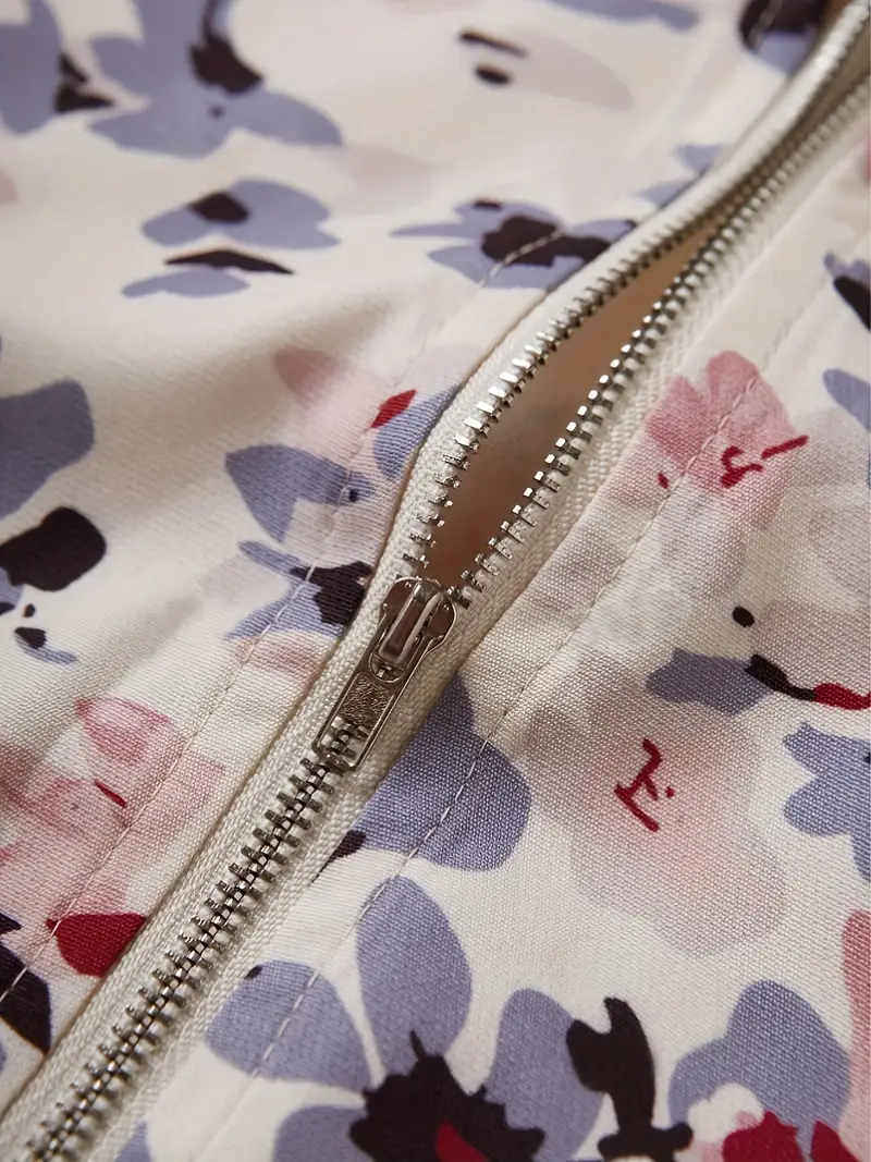 Veste Bomber Florale - Chic & Confortable – Image 6